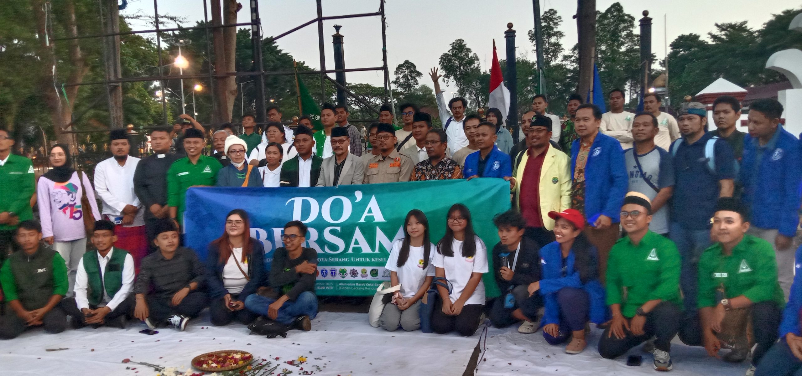 Pemuda Lintas Agama di Serang Gelar Doa Bersama untuk Perdamaian Indonesia