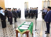 Gubernur Tekankan Responsivitas dan Integritas saat Lantik 23 Pejabat Pimpinan Tinggi Pratama