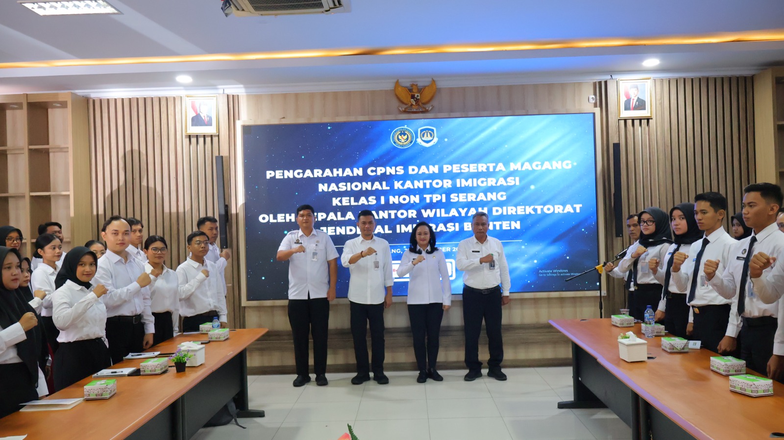 Kanwil Imigrasi Banten Beri Pembekalan CPNS dan Peserta Magang di Imigrasi Serang