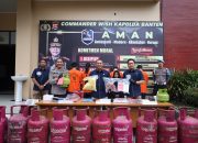 Polda Banten Bongkar Sindikat Oplosan Gas Elpiji Subsidi