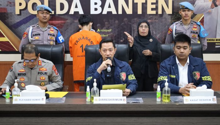 Polda Banten Ungkap Kasus Pembunuhan Driver Online