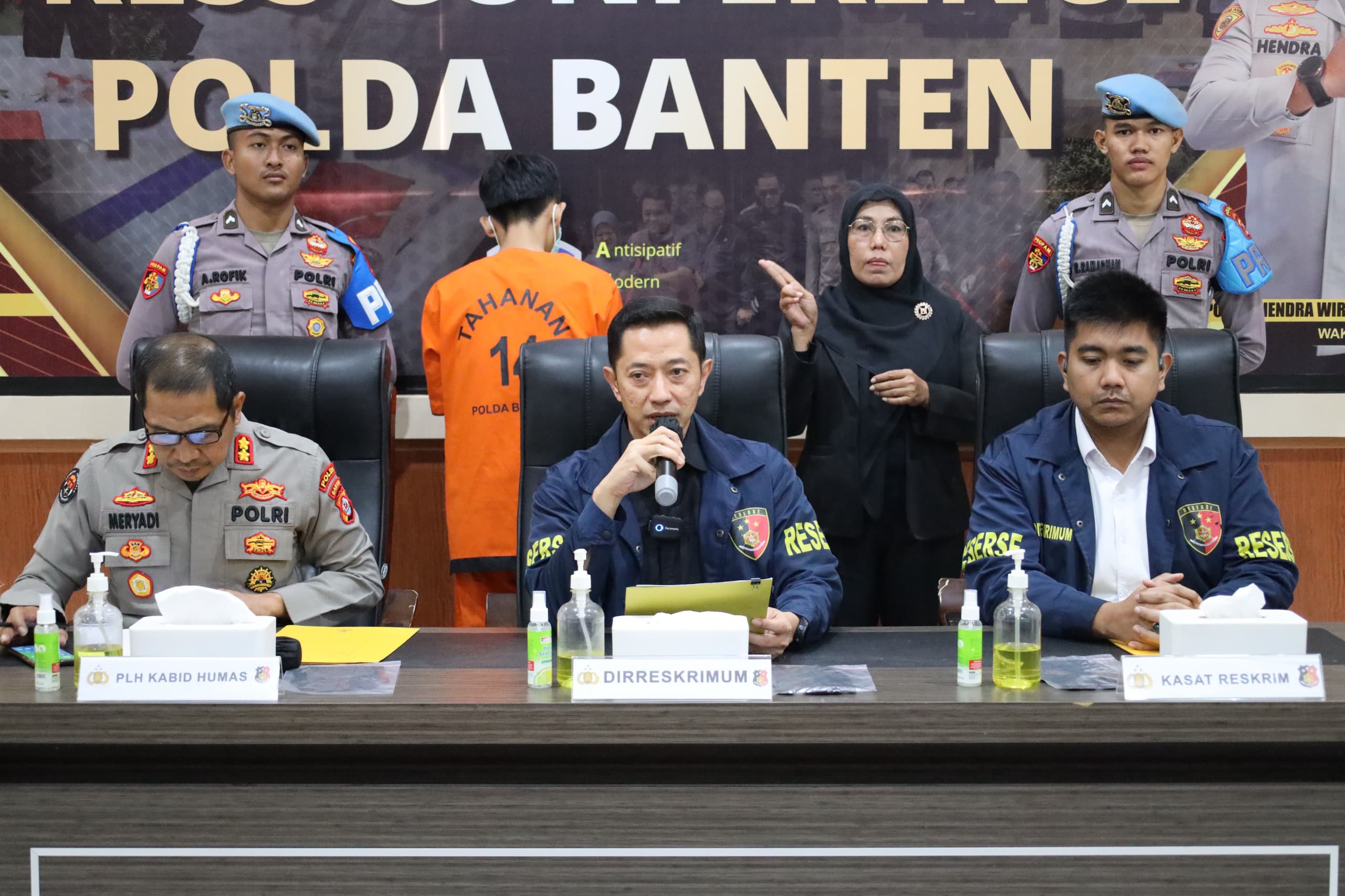 Polda Banten Ungkap Kasus Pembunuhan Driver Online