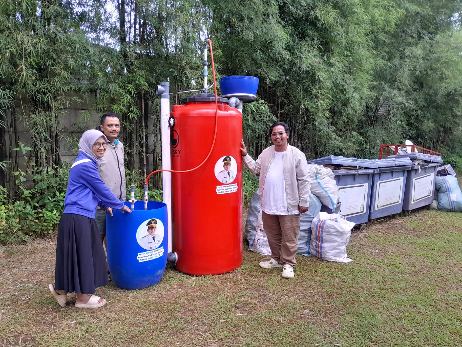 Gubernur Banten Bantu Toren POC-Biogas untuk Kurangi Sampah Organik di Tangsel