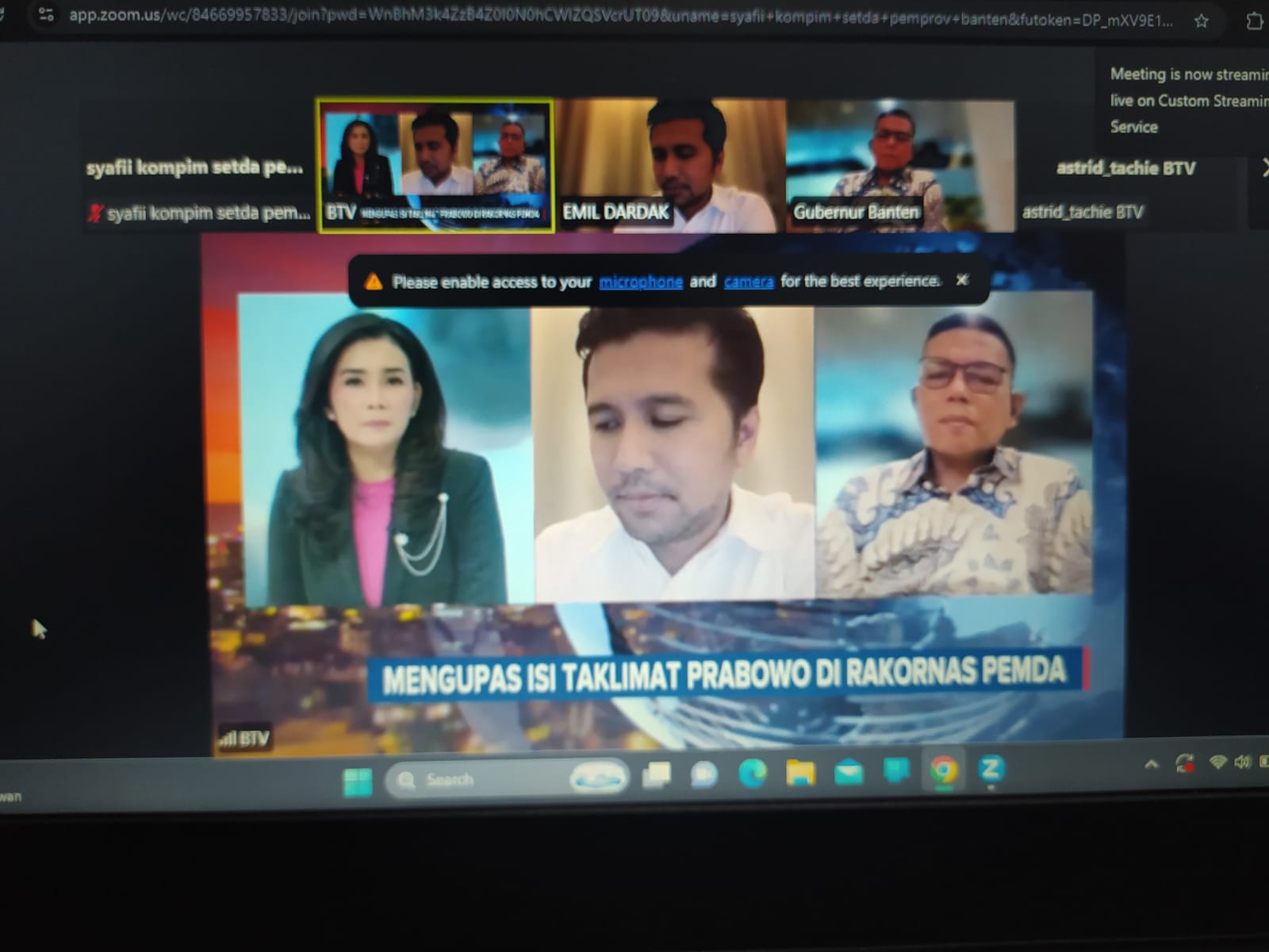 Gubernur Banten, Program Prioritas Presiden Prabowo Berjalan Optimal di Banten