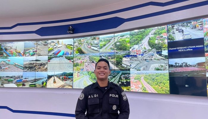 Arus Lalu Lintas Menuju Pelabuhan Merak Terpantau Lancar dari Pantauan CCTV Polda Banten