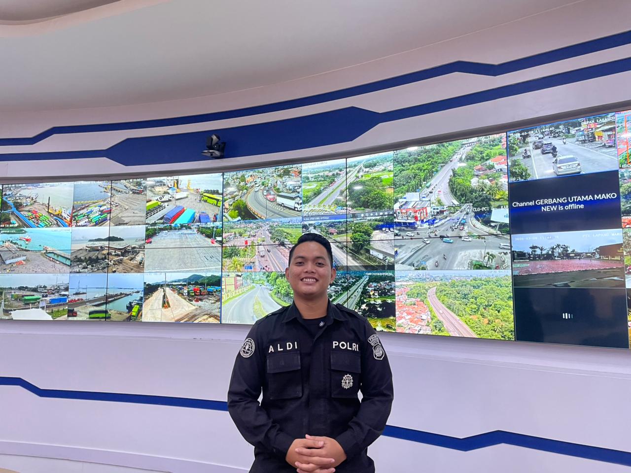 Arus Lalu Lintas Menuju Pelabuhan Merak Terpantau Lancar dari Pantauan CCTV Polda Banten