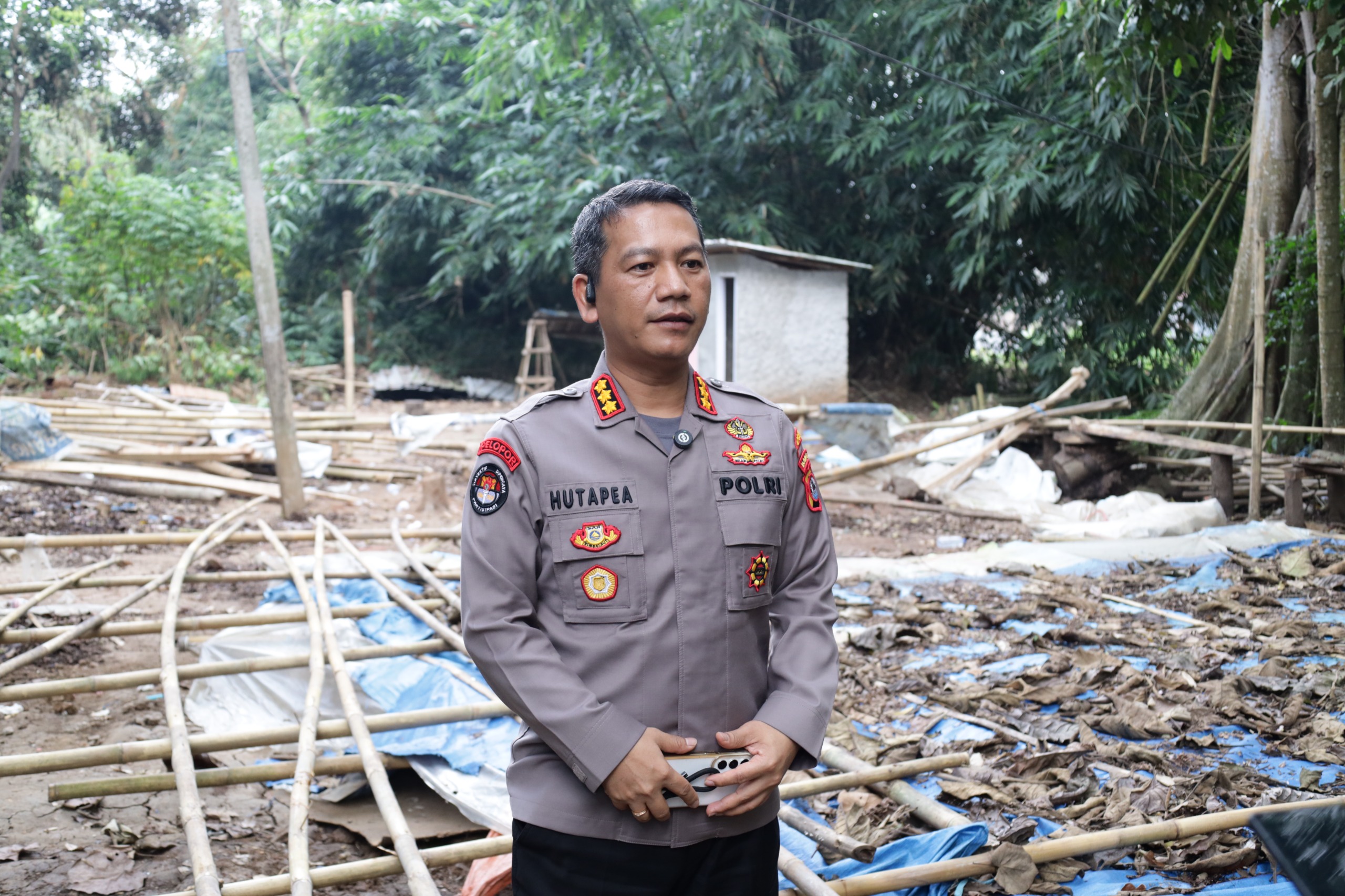 Polda Banten Bongkar Arena Sabung Ayam di Serang, Lokasi Diratakan