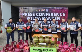 Polda Banten Ungkap Penyalahgunaan LPG Subsidi di Lebak, Tiga Tersangka Ditangkap