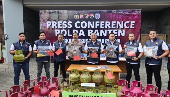 Polda Banten Ungkap Penyalahgunaan LPG Subsidi di Lebak, Tiga Tersangka Ditangkap