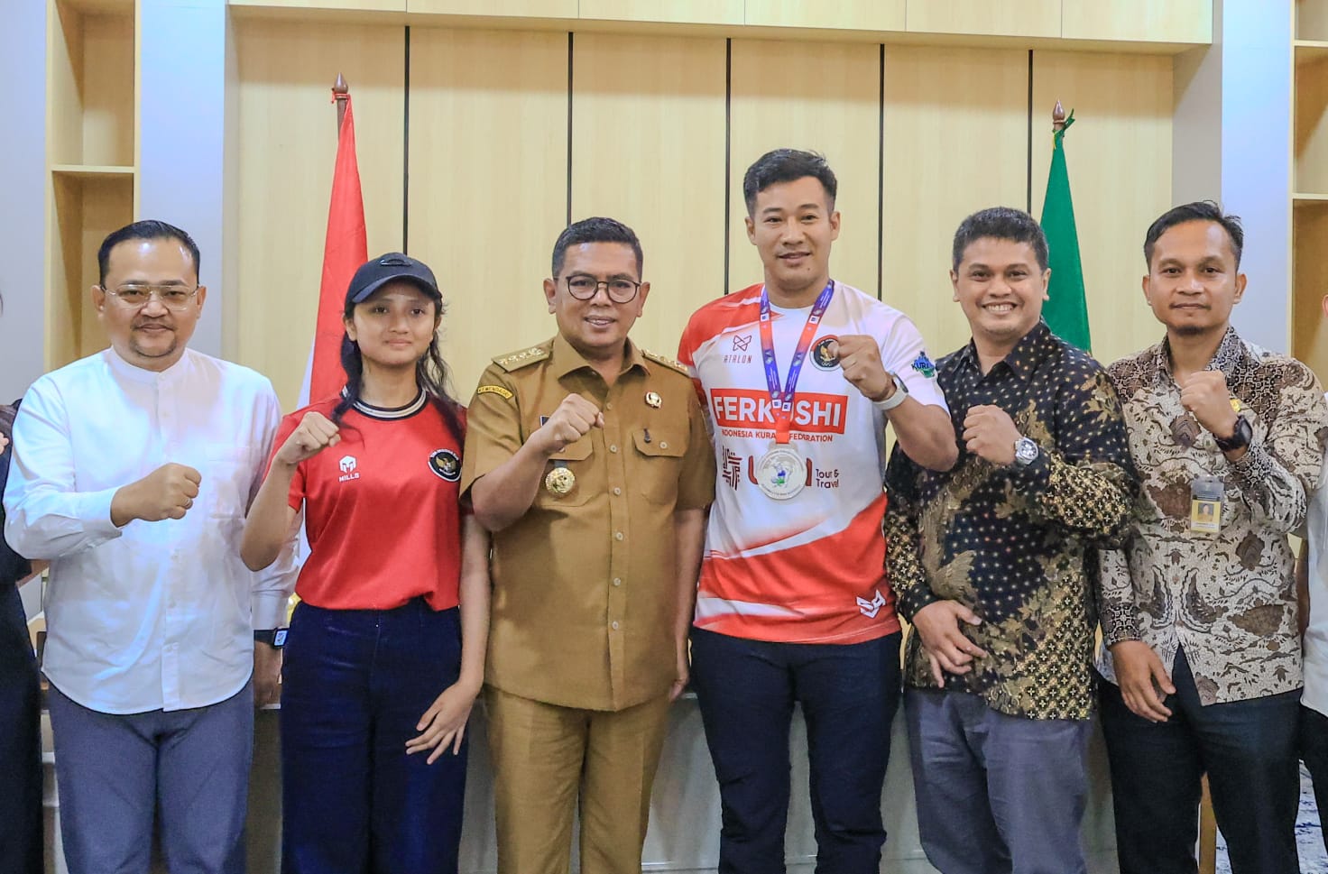 Andra Soni Terima Audiensi Atlet Kurash Tangerang Jelang Asian Games 2026