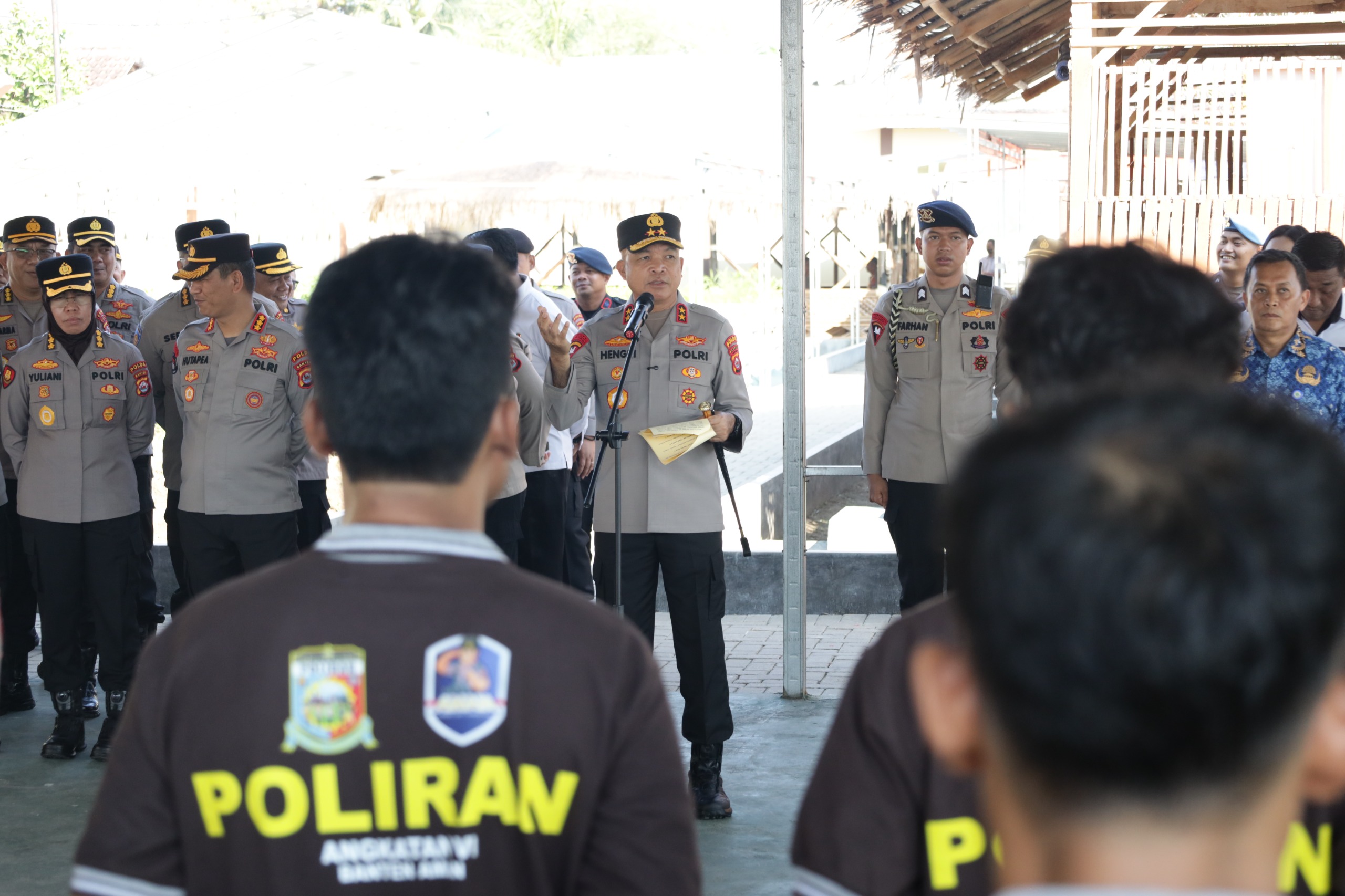 Tekan Angka Pengangguran di Banten, Kapolda Banten Buka Pelatihan Poliran Gelombang VI