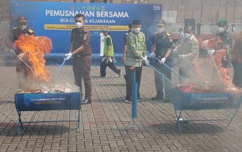 Bea Cukai Banten Musnahkan 26,4 Juta Batang Rokok Ilegal, Nilai Capai Rp3,4 Miliar