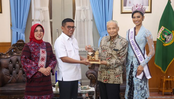 Andra Soni Temui Puteri Indonesia 2026, Bahas Pendidikan hingga Perlindungan Perempuan di Banten