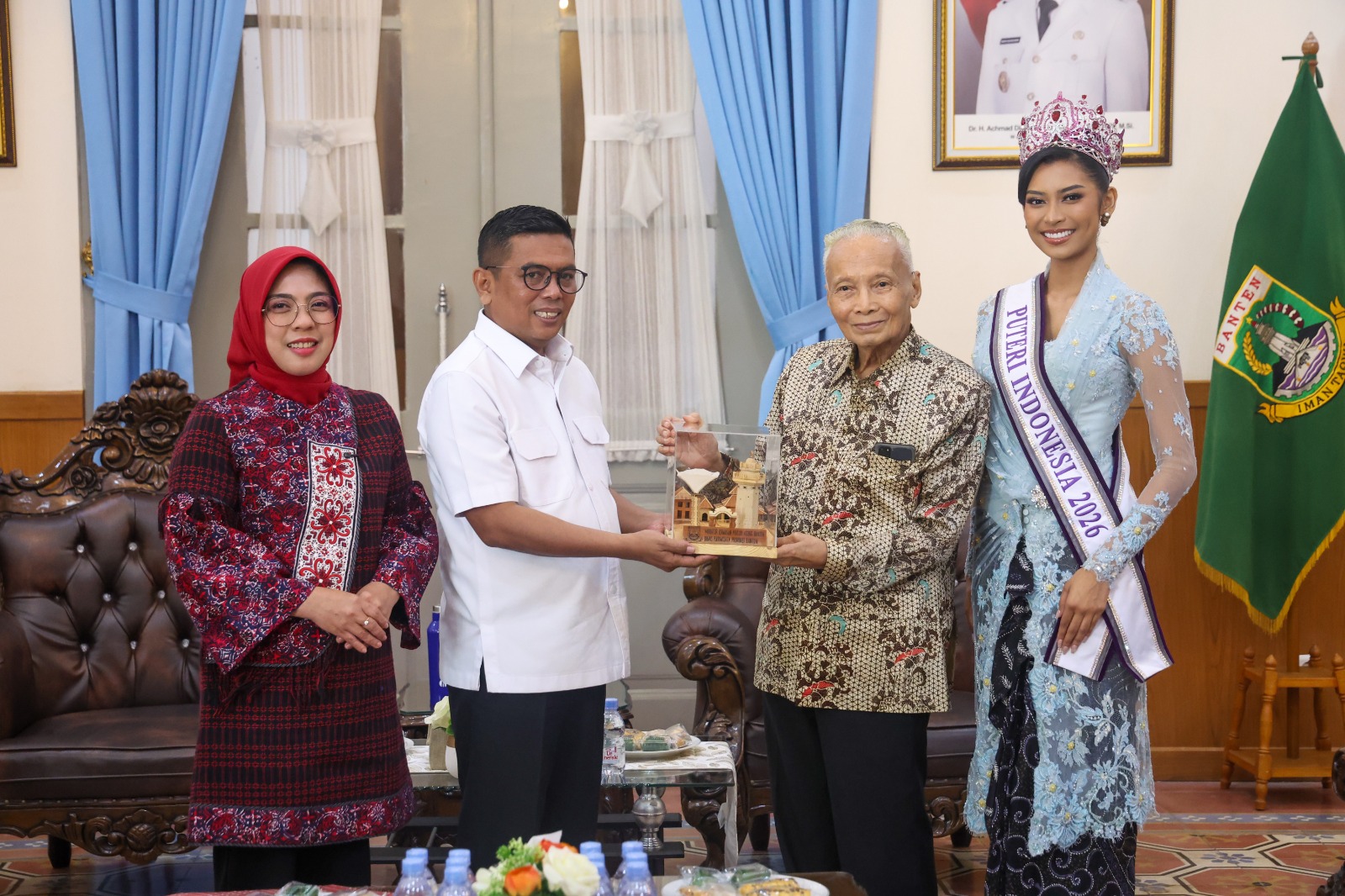 Andra Soni Temui Puteri Indonesia 2026, Bahas Pendidikan hingga Perlindungan Perempuan di Banten