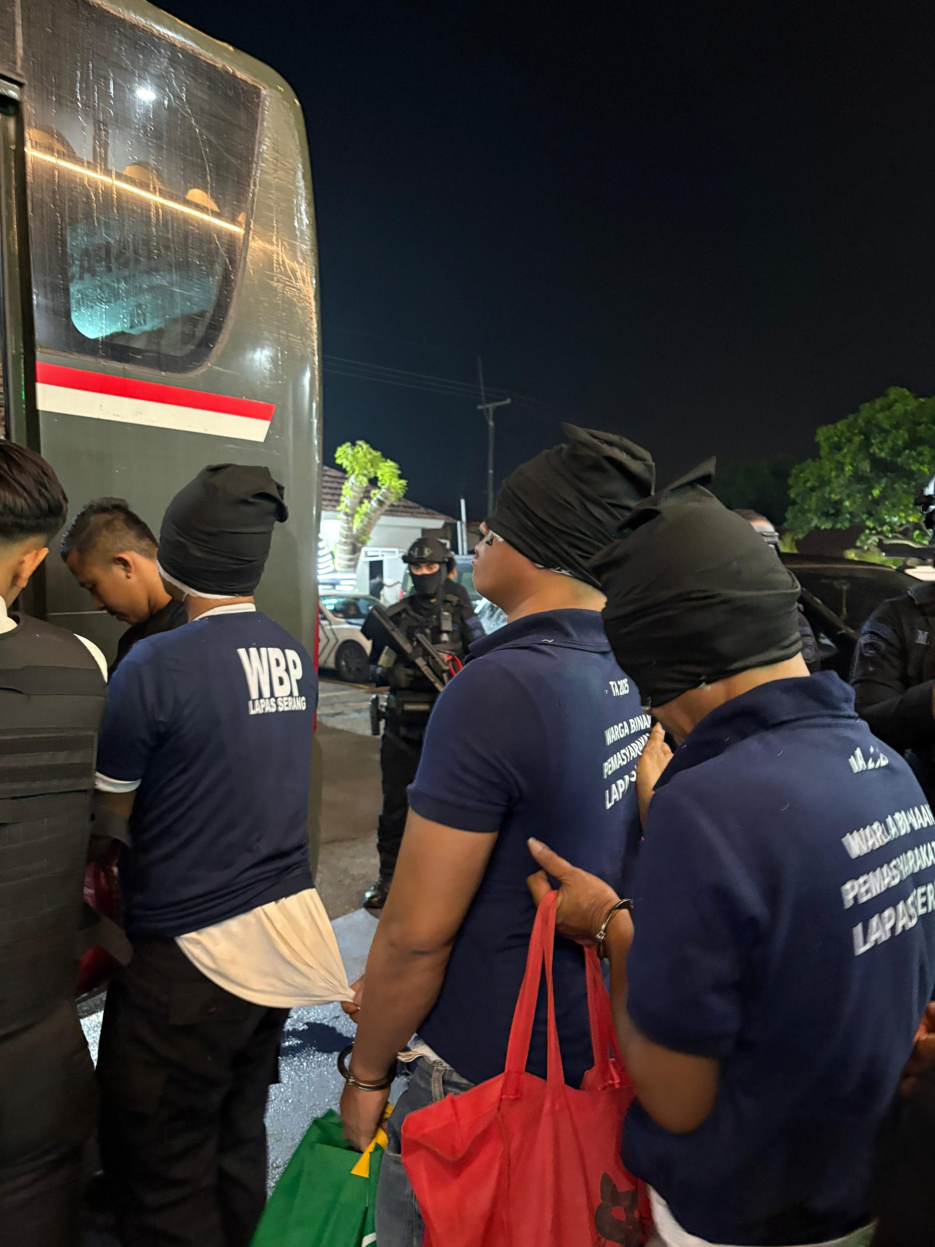 Lapas Serang Pindahkan Warga Binaan High Risk ke Nusakambangan