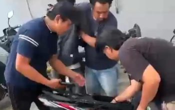 Curanmor Bersenpi Viral di Cikande Dibekuk, Polisi Amankan 4 Motor Curian