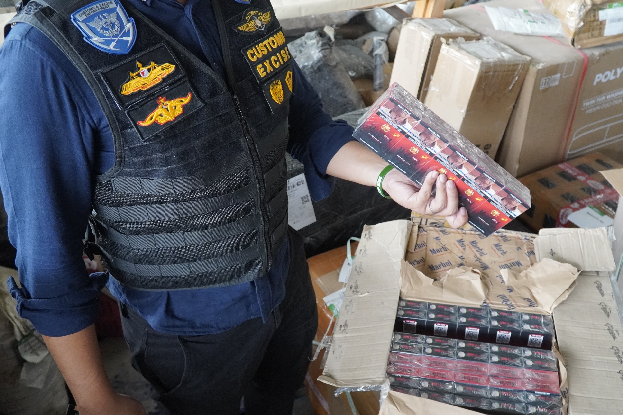 Sasar Jalur Pengiriman Barang, Bea Cukai Banten Perangi Rokok Ilegal