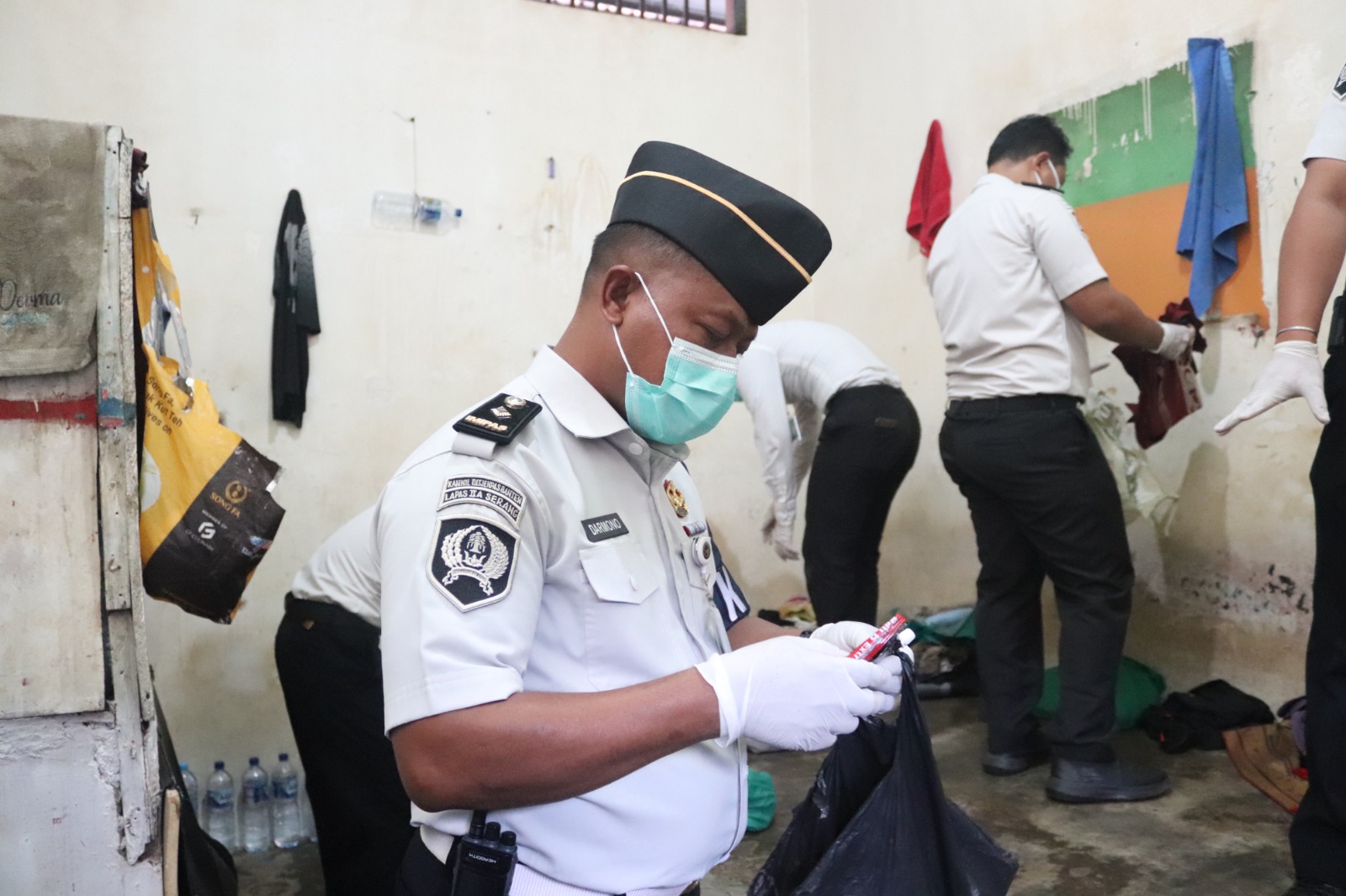 Lapas Serang Gelar Sidak Gabungan, Cegah Gangguan Kamtib di Blok Hunian