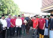 Andra Soni Serahkan Sapi Kurban Bantuan Prabowo di Tangerang, Beratnya 1,2 Ton