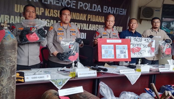 Polda Banten Ungkap 6 Kasus BBM-LPG Subsidi April 2026, 8 Tersangka Ditangkap