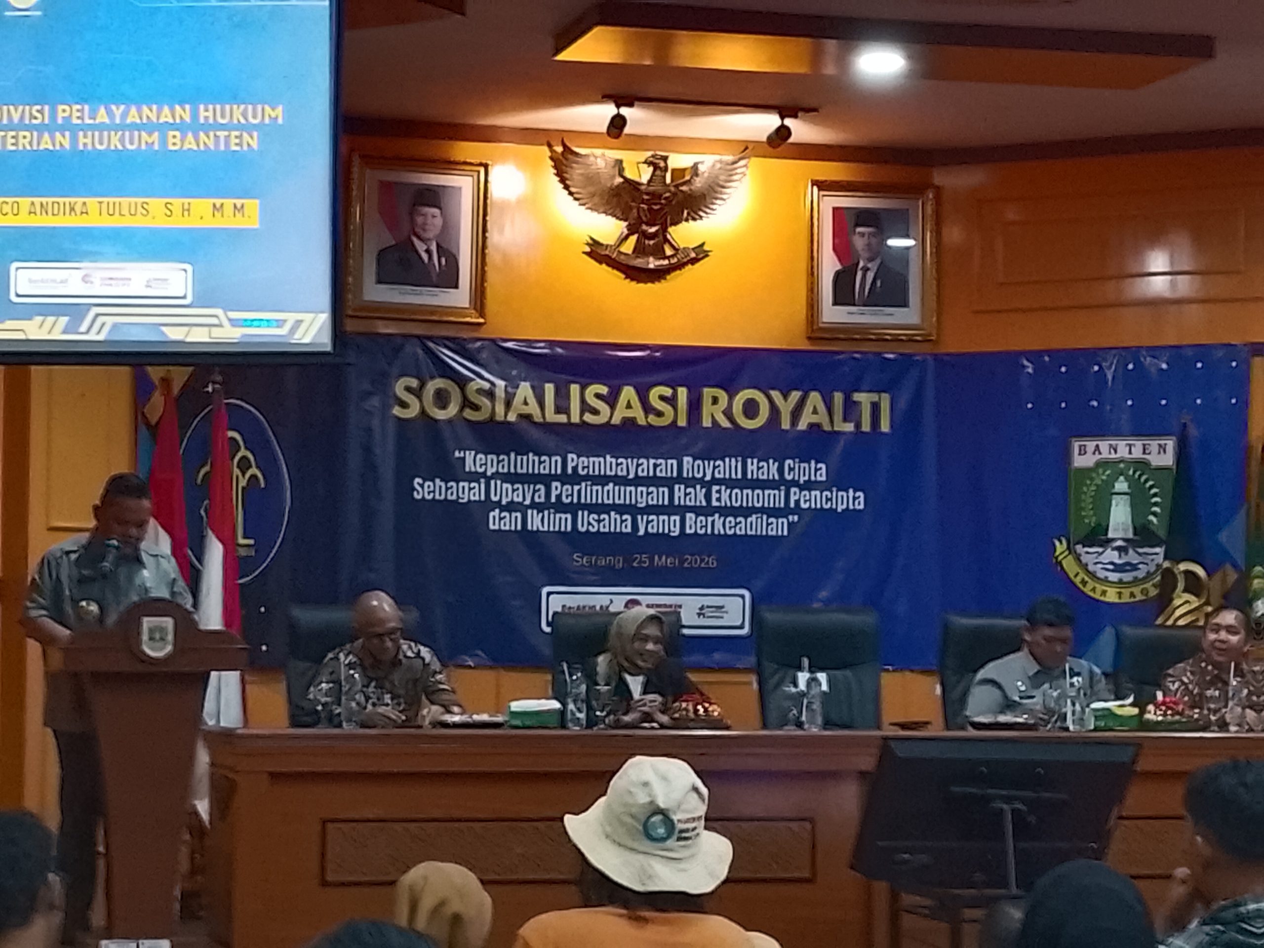 Kemenkum Banten Sosialisasikan Royalti Musik, Pelaku Usaha Diminta Taat Bayar Hak Cipta