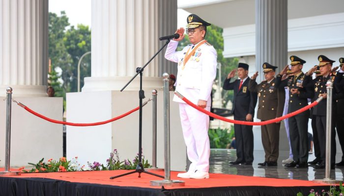 Pimpin Upacara Hari Lahir Pancasila, Andra Soni Titipkan Pesan Keadilan bagi Kepala Daerah