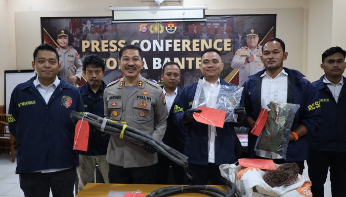Komplotan Pencuri Kabel Sinyal KAI di Maja-Daru Dibekuk, Kerugian Capai Rp248 Juta