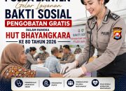 Polda Banten Gelar Pengobatan Gratis untuk Warga Sambut Hari Bhayangkara ke-80
