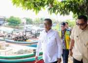 Andra Soni Tinjau Normalisasi Sungai Cibanten, Sedimentasi 190 Ribu Kubik dan 80 Bangkai Kapal Ditangani