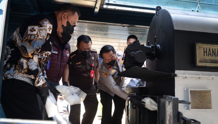 Polda Banten Musnahkan 73,2 Kilogram Sabu, Jaringan Diduga dari Malaysia