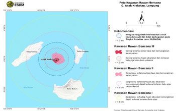 Gunung Anak Krakatau Berstatus Siaga, Warga dan Wisatawan Dilarang Dekat Kawah dalam Radius 3 Km