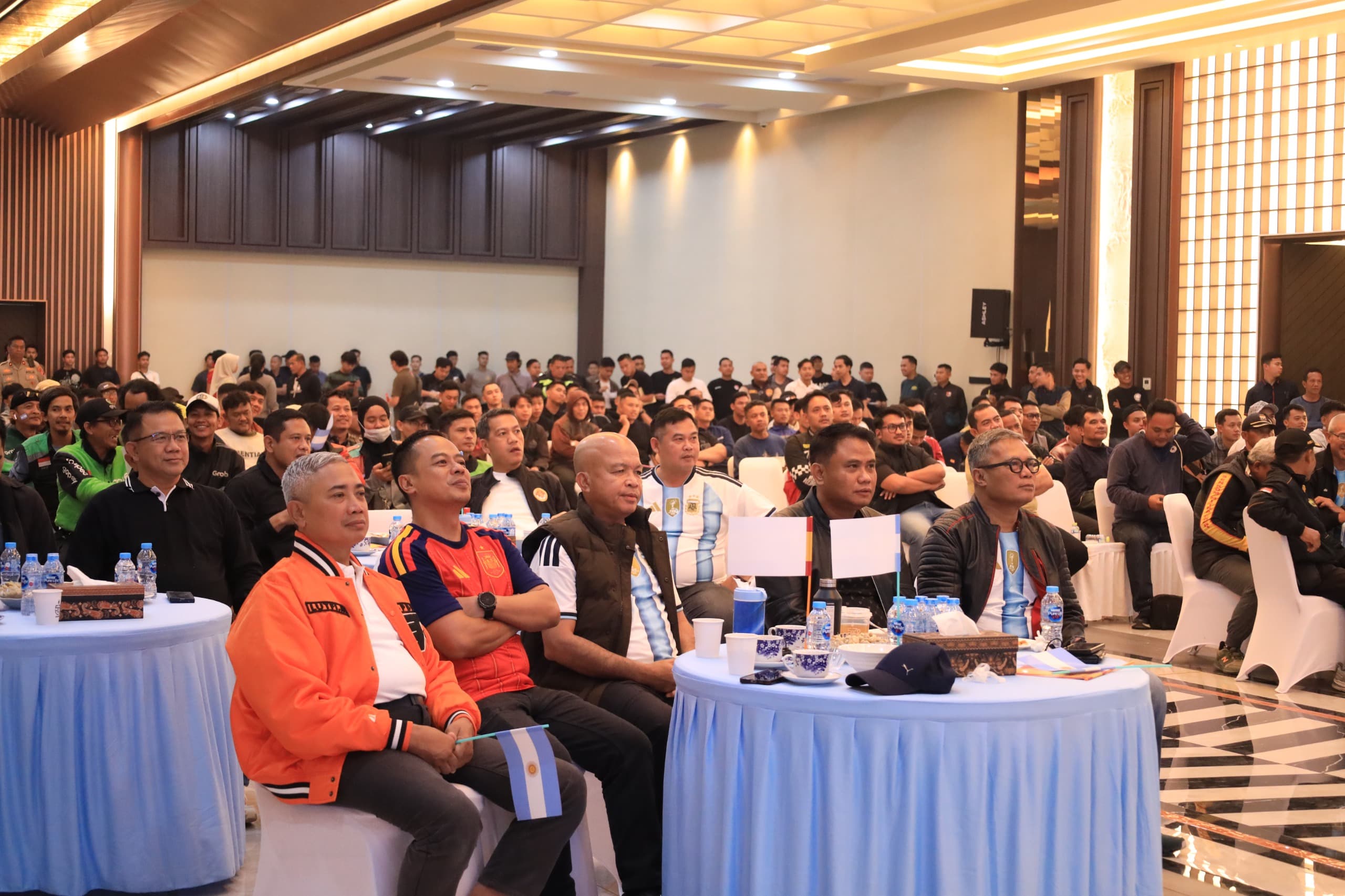 Nobar Final Piala Dunia 2026 di Mapolda Banten, Kapolda Sepak Bola Satukan Semua Elemen