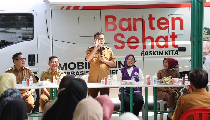 350 Warga Tangerang Ikut Cek Kesehatan Gratis, Andra Soni.Tak Punya BPJS Tetap Dilayani