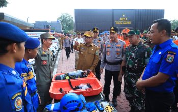 Kapolda Banten dan Gubernur Andra Soni Perkuat Sinergi Hadapi Karhutla-Kekeringan