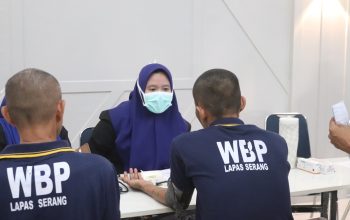 Lapas Serang Hadirkan Layanan Kesehatan Gratis bagi Pegawai dan Warga Binaan