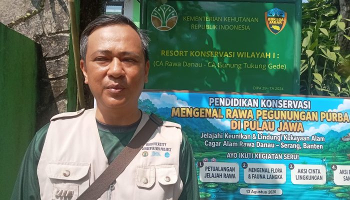 Ratusan Siswa SD Ikuti Edukasi Konservasi di Cagar Alam Rawa Danau