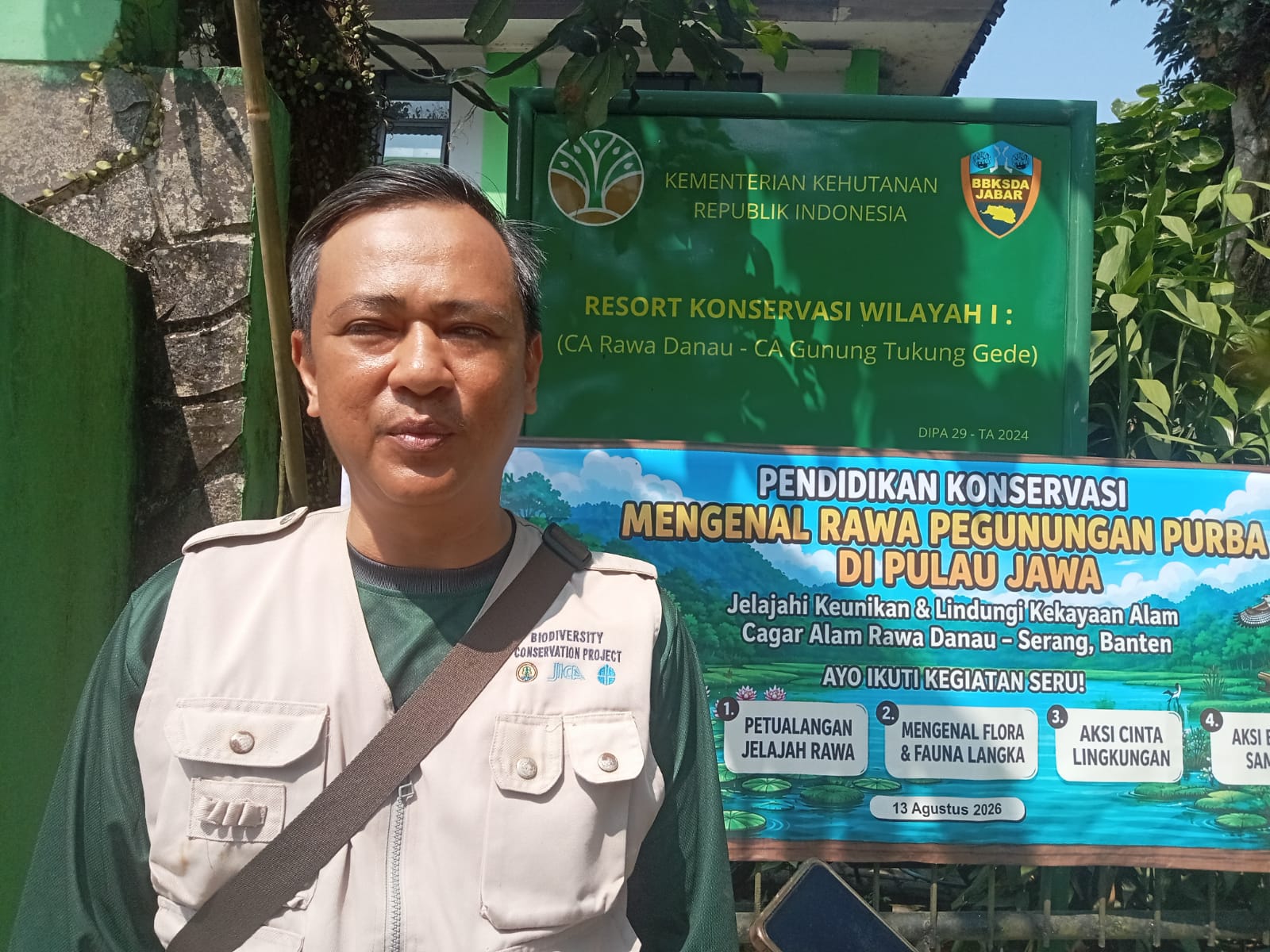 Ratusan Siswa SD Ikuti Edukasi Konservasi di Cagar Alam Rawa Danau