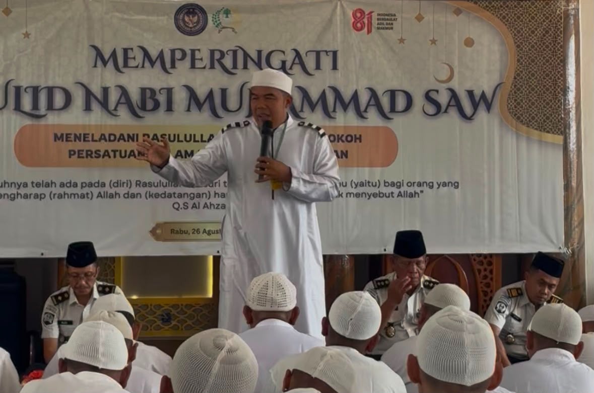 Lapas Serang Gelar Maulid Nabi, Warga Binaan Diajak Teladani Akhlak Rasulullah
