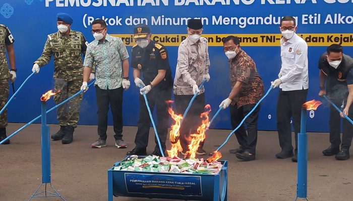 Bea Cukai Banten Musnahkan 41,2 Juta Rokok Ilegal, Selamatkan Potensi Kerugian Negara Rp 39,9 Miliar