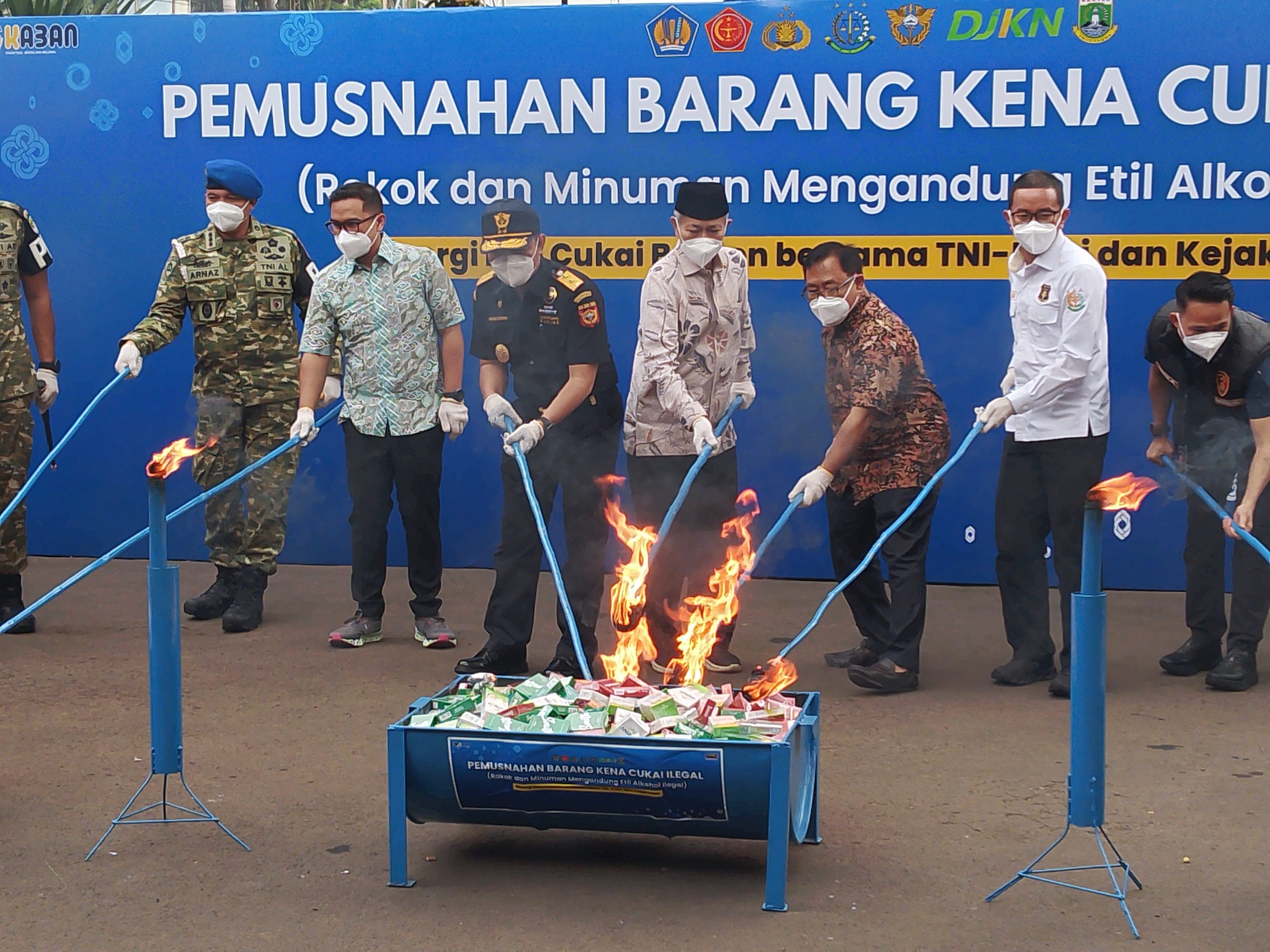 Bea Cukai Banten Musnahkan 41,2 Juta Rokok Ilegal, Selamatkan Potensi Kerugian Negara Rp 39,9 Miliar