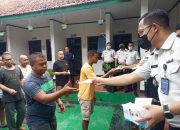 Lapas Serang Bagikan Masker ke Warga Binaan Imbas Erupsi Gunung Anak Krakatau