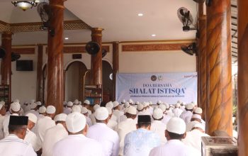 Lapas Serang Gelar Sholat Istisqa Bersama Warga Binaan