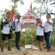 26 ASN Pemkab Serang Kibarkan Bendera HUT ke-500 di Puncak Gunung Prakasak