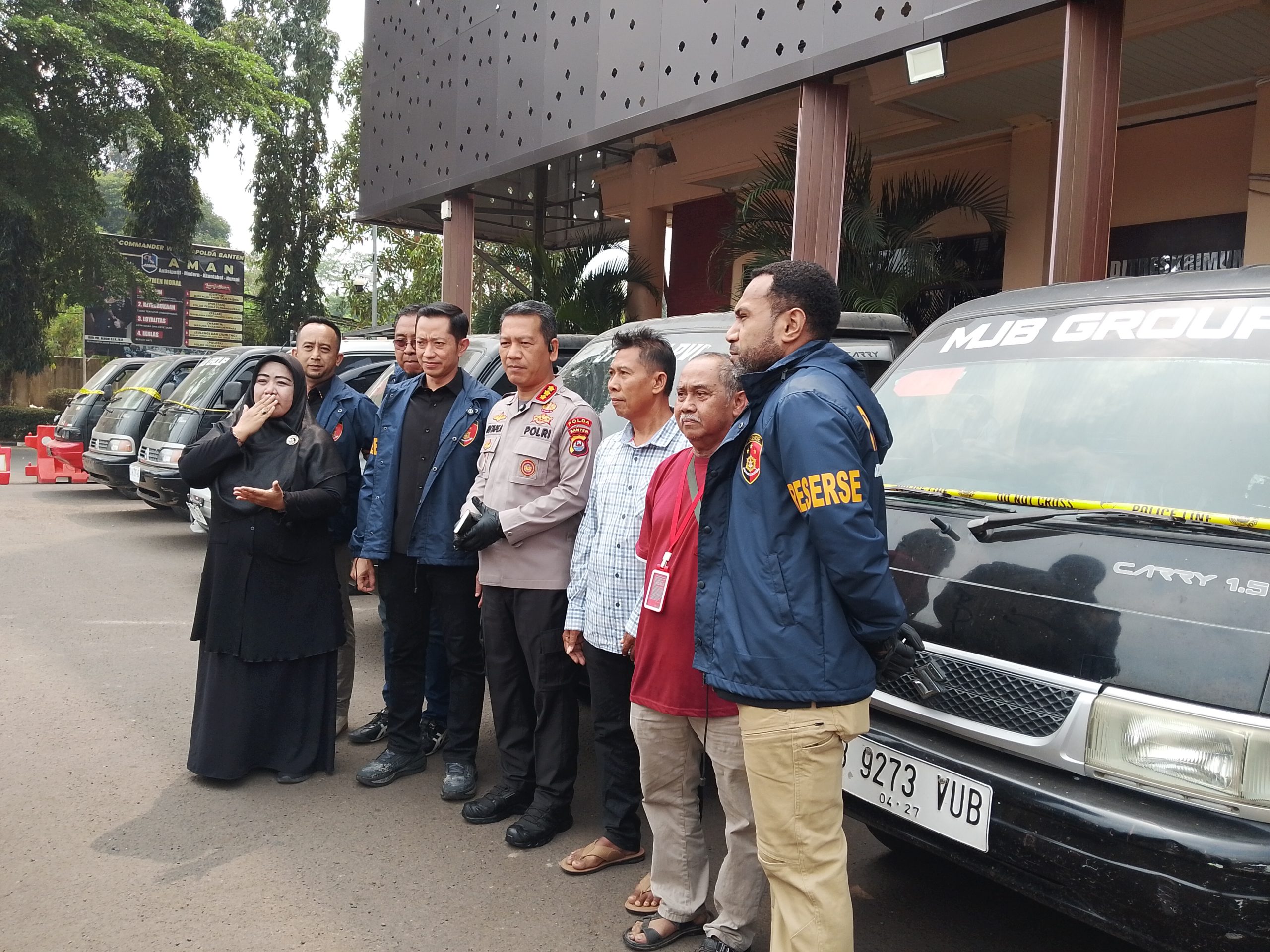 Polda Banten Ungkap Sindikat Curanmor Pick Up, 11 Mobil Disita