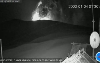 Polda Banten Imbau Warga Waspada Aktivitas Gunung Anak Krakatau Polda Banten Imbau Warga Waspada Aktivitas Gunung Anak Krakatau