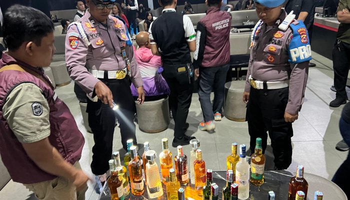 Polda Banten Periksa 70 Pengunjung THM dan Sita 914 Botol Miras