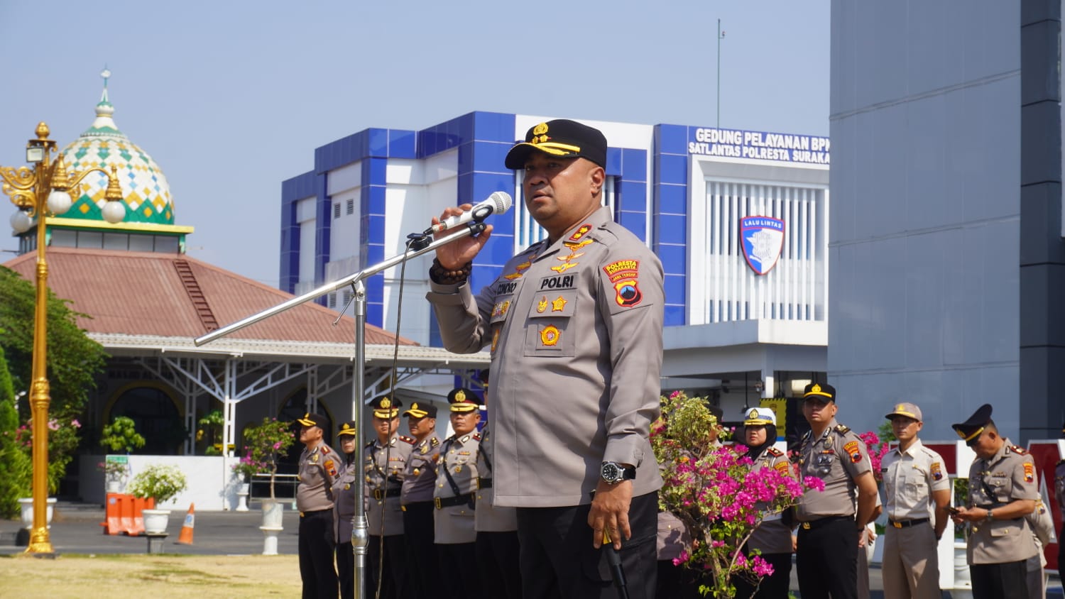 Arahan Perdana Kapolresta Surakarta: Perwira Harus Turun Lapangan, Jadi Contoh Anggota