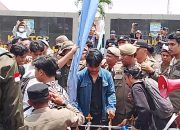 HUT ke-500 Kabupaten Serang Diwarnai Kericuhan, Mahasiswa Desak Temui Bupati